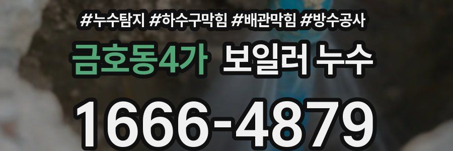 금호동4가 보일러 누수