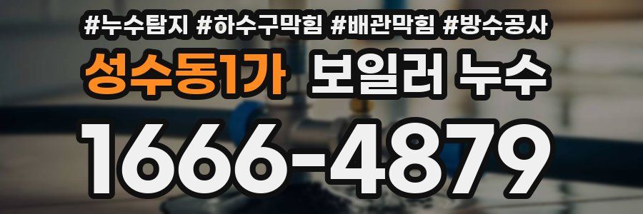성수동1가 보일러 누수