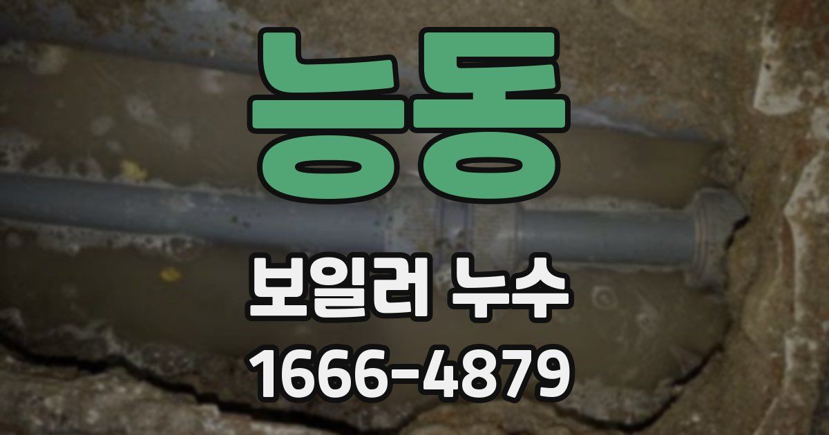 능동 보일러 누수