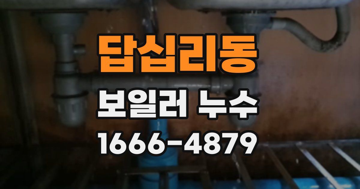 답십리동 보일러 누수