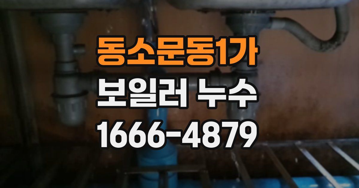 동소문동1가 보일러 누수