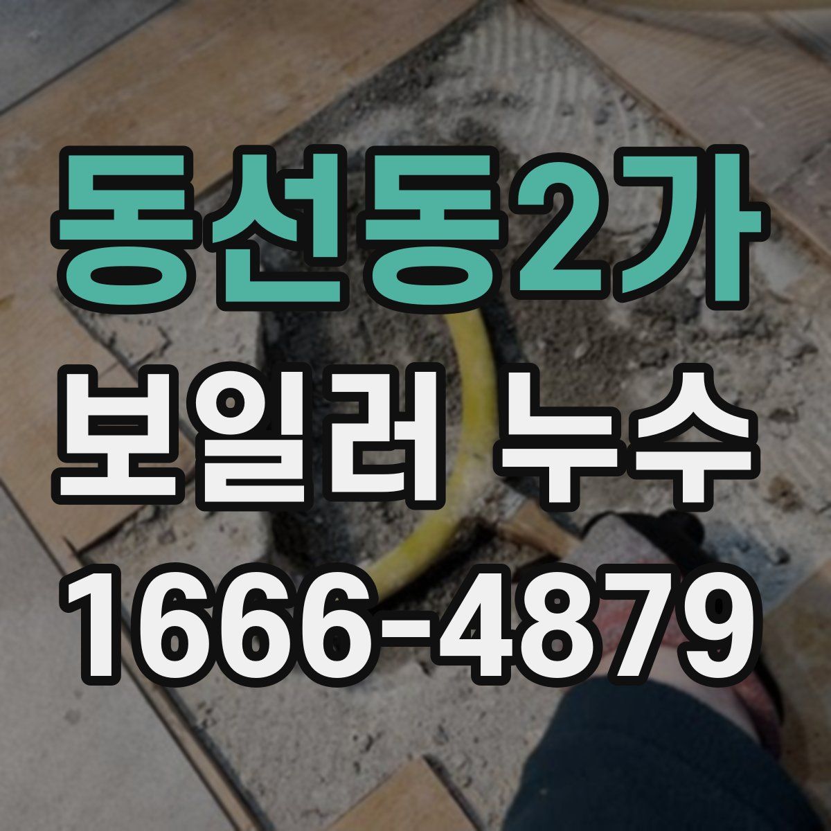 동선동2가 보일러 누수
