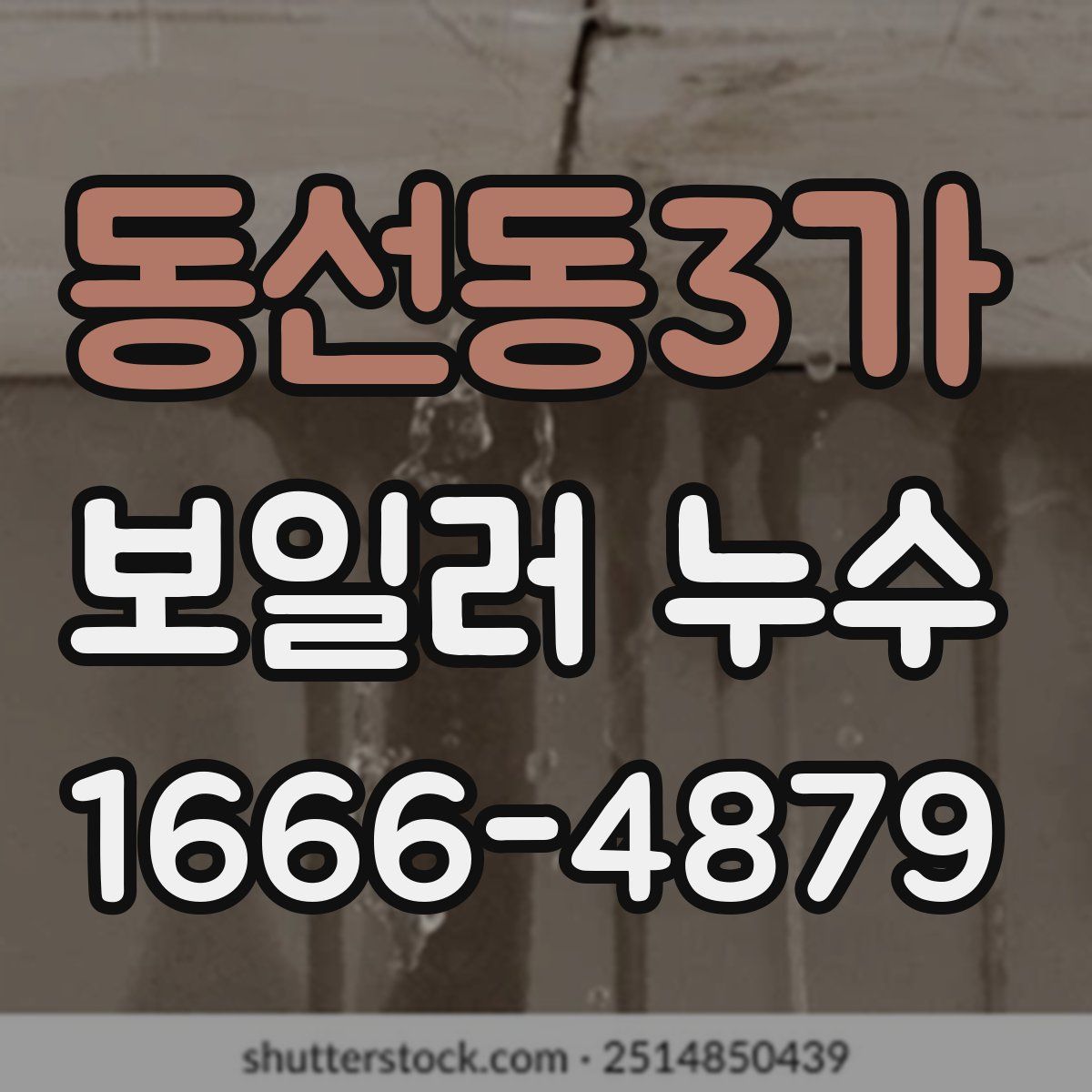 동선동3가 보일러 누수