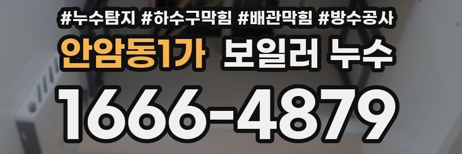 안암동1가 보일러 누수