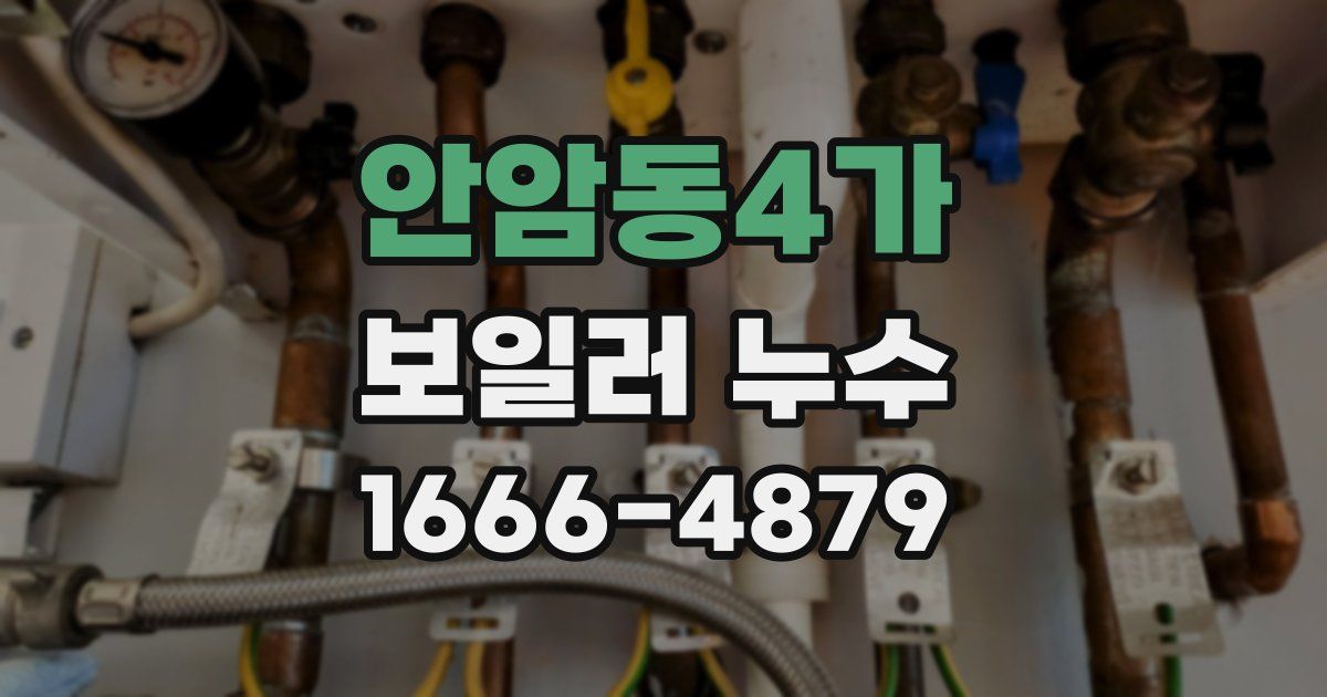 안암동4가 보일러 누수
