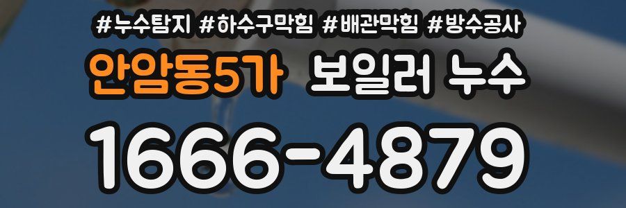 안암동5가 보일러 누수