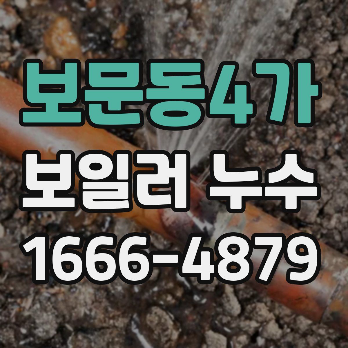 보문동4가 보일러 누수