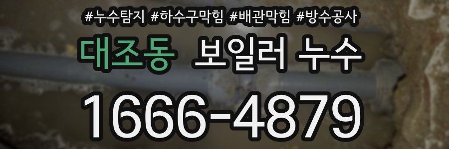 대조동 보일러 누수