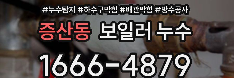 증산동 보일러 누수