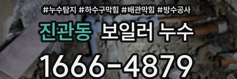 진관동 보일러 누수