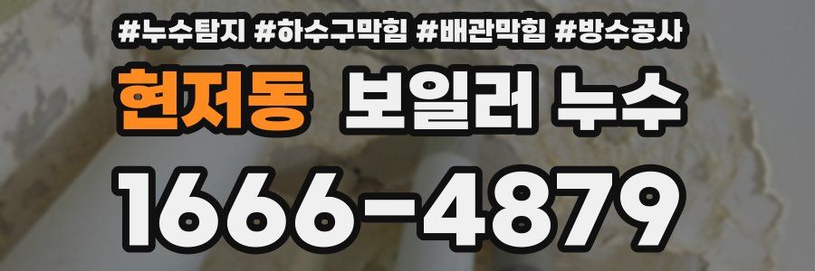 현저동 보일러 누수