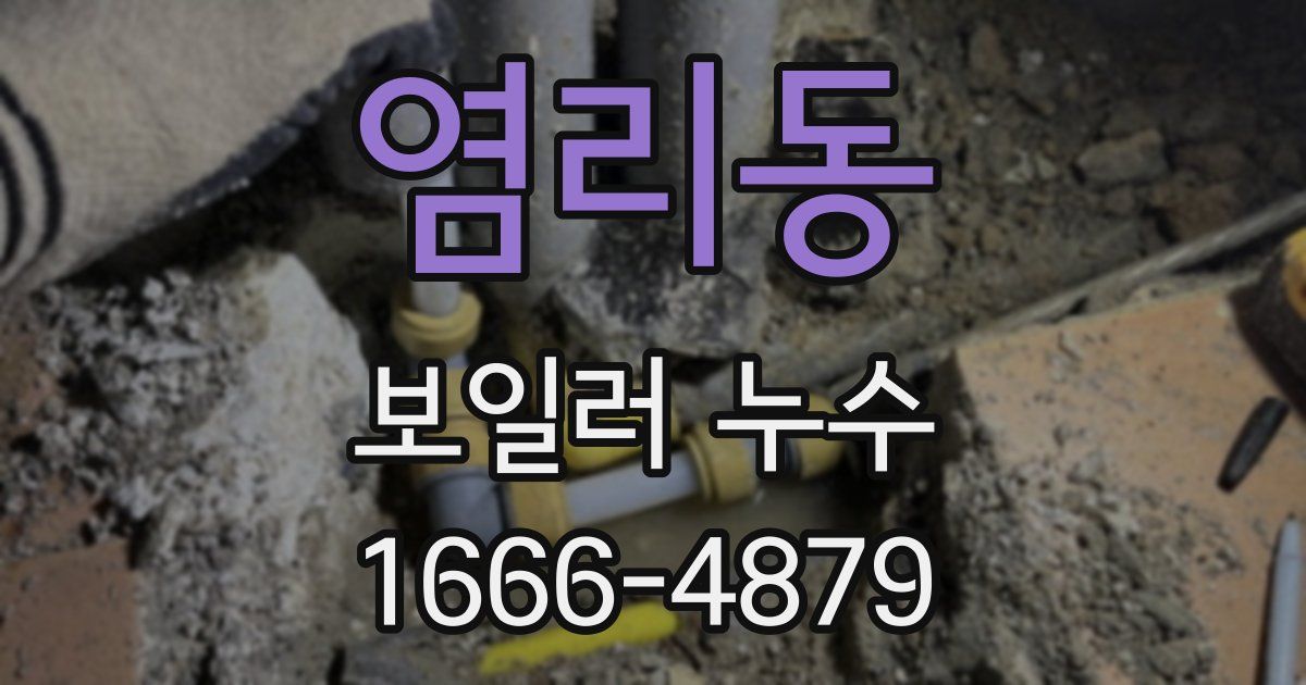 염리동 보일러 누수