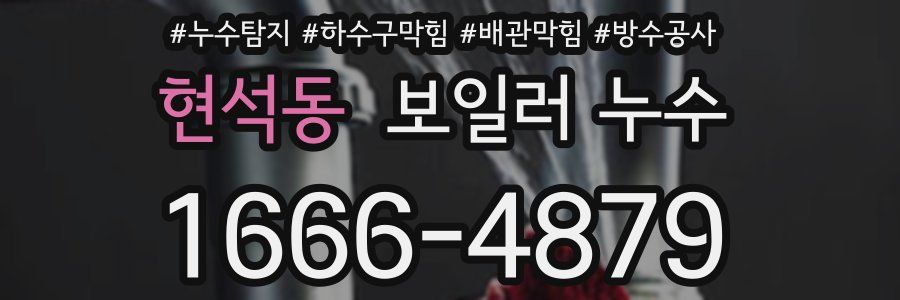 현석동 보일러 누수
