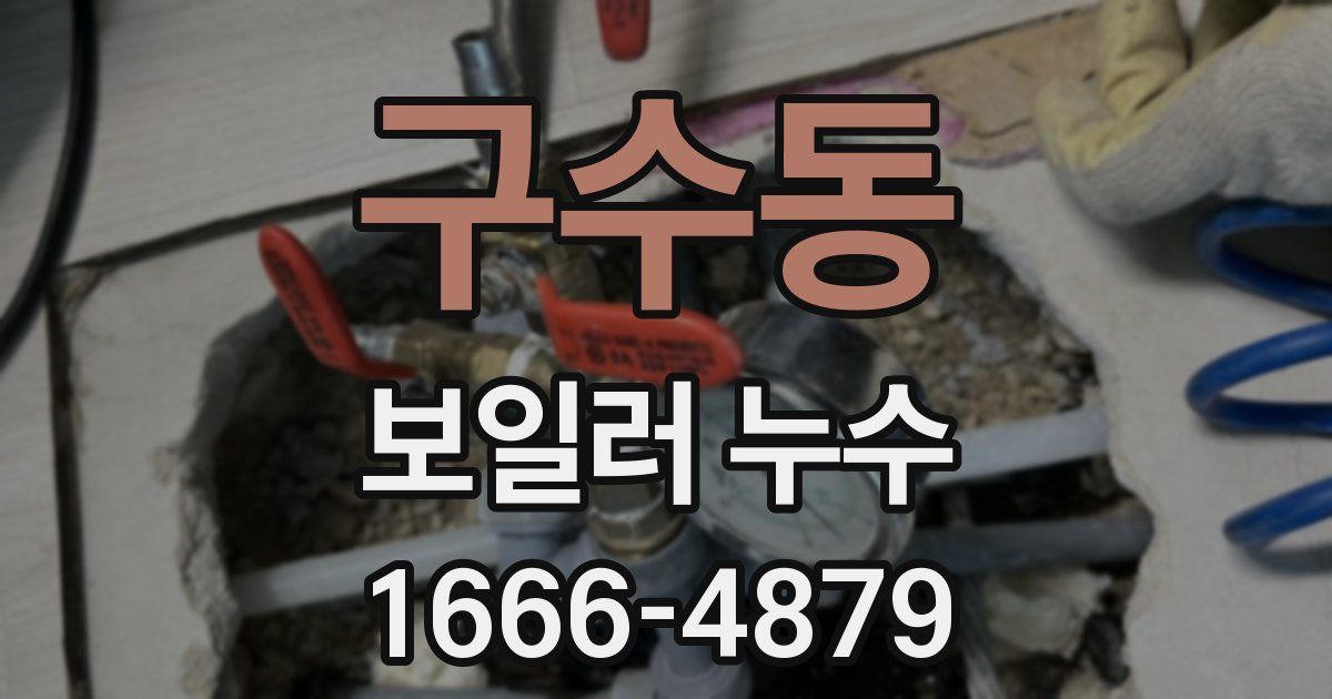 구수동 보일러 누수