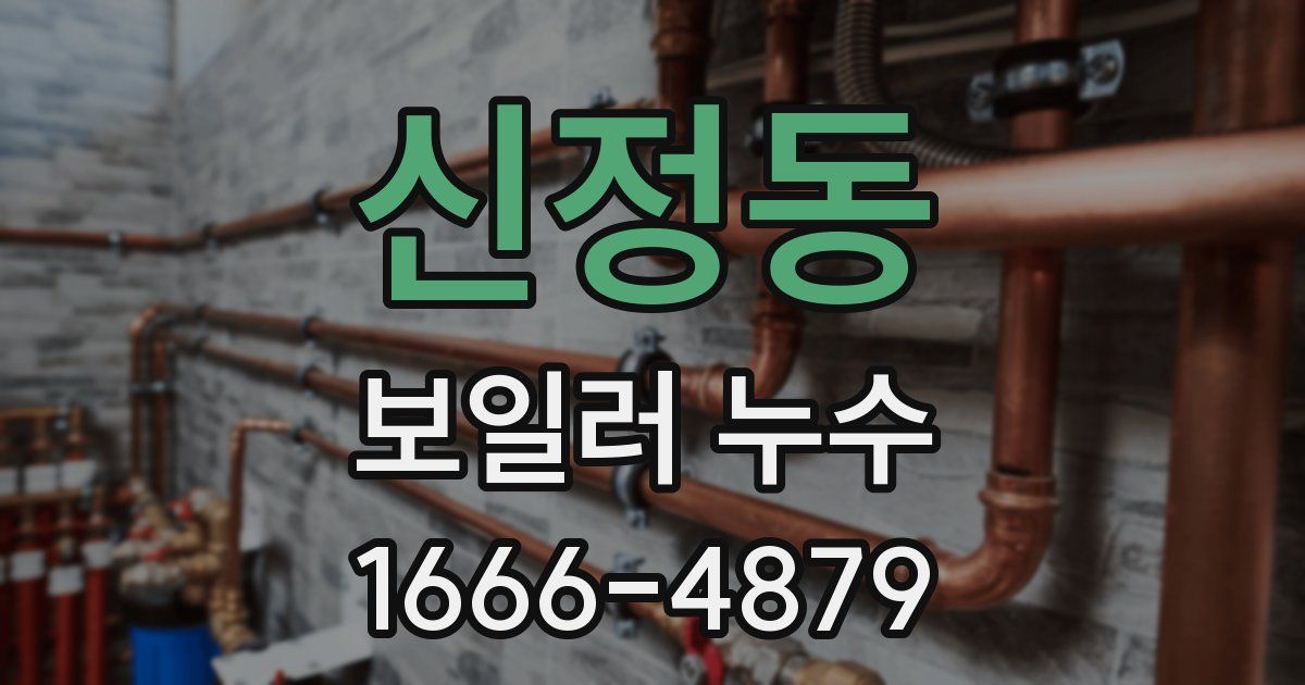신정동 보일러 누수