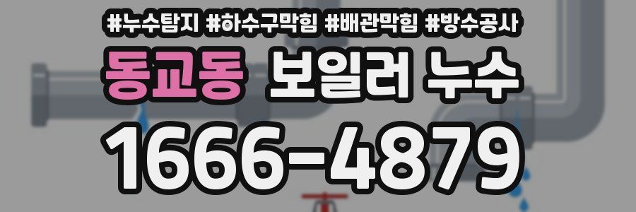 동교동 보일러 누수