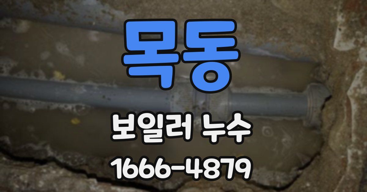 목동 보일러 누수