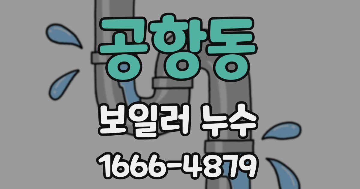 공항동 보일러 누수