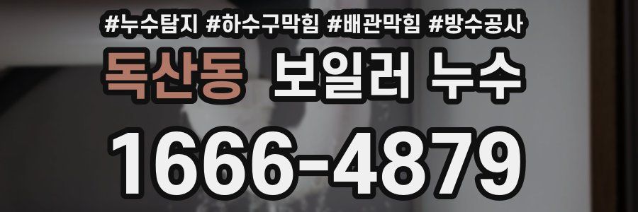 독산동 보일러 누수