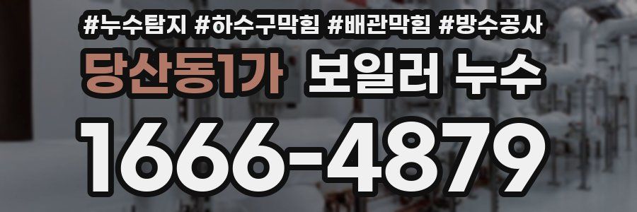 당산동1가 보일러 누수