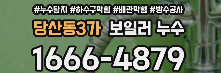 당산동3가 보일러 누수