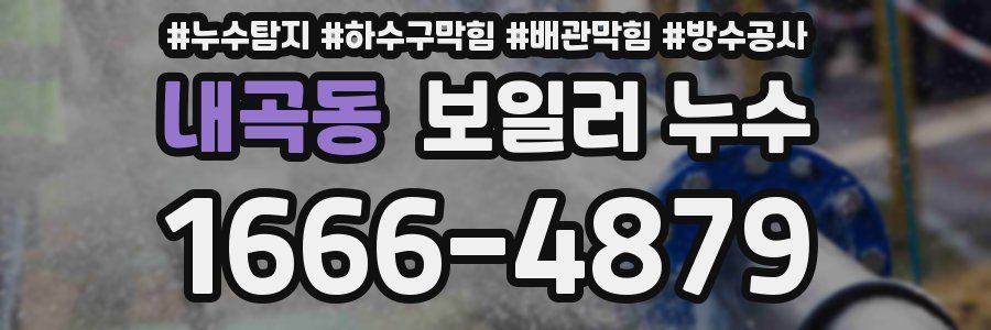 내곡동 보일러 누수