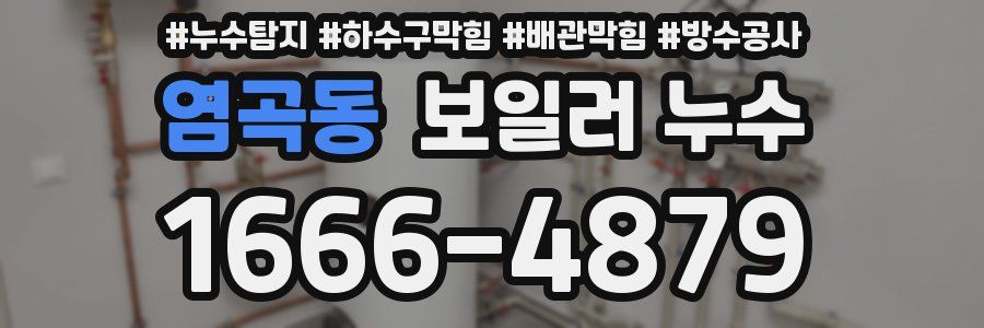 염곡동 보일러 누수