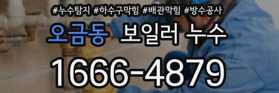 오금동 보일러 누수