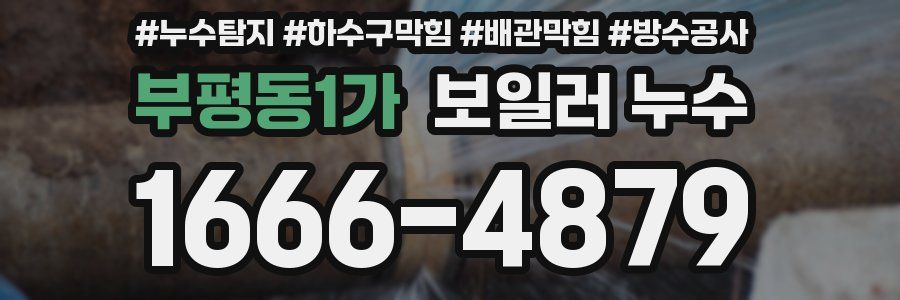 부평동1가 보일러 누수