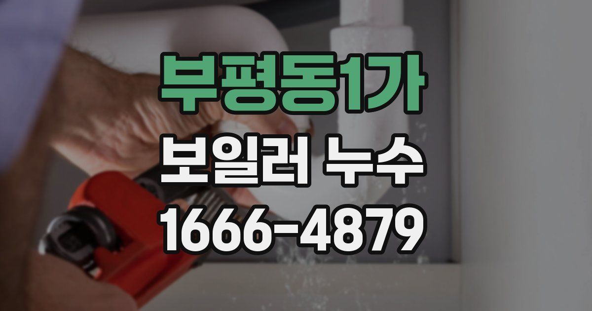 부평동1가 보일러 누수