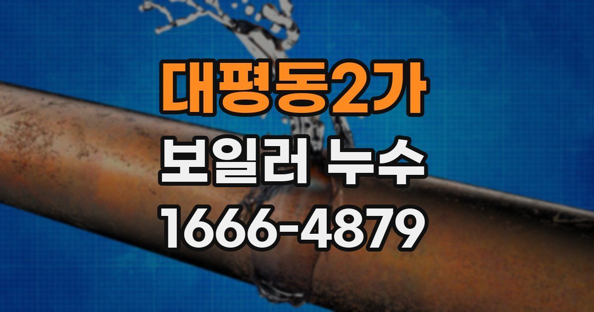 대평동2가 보일러 누수