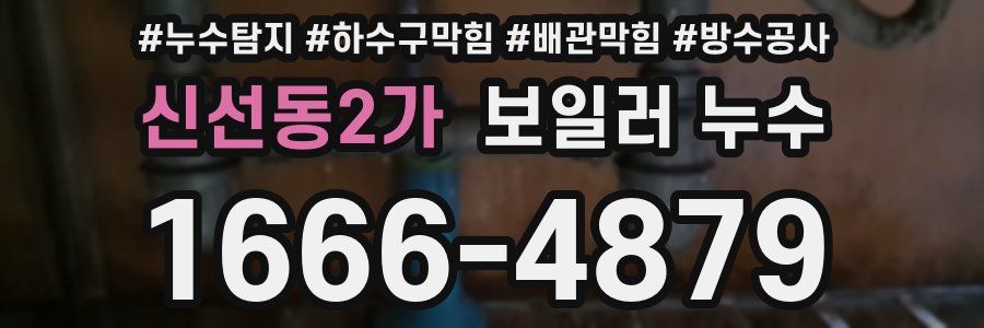 신선동2가 보일러 누수