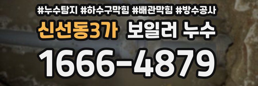 신선동3가 보일러 누수