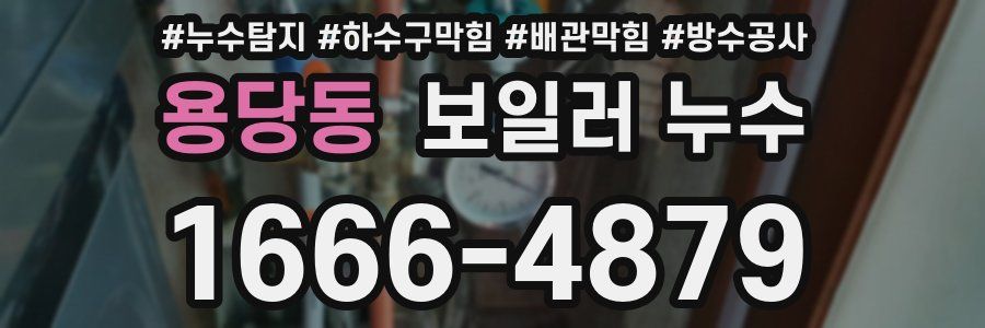 용당동 보일러 누수