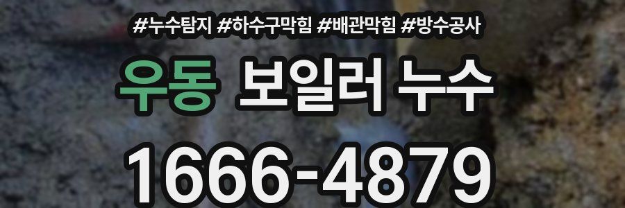 우동 보일러 누수