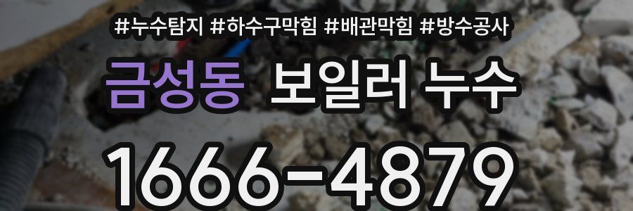 금성동 보일러 누수