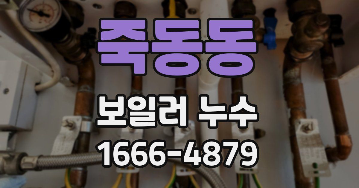 죽동동 보일러 누수