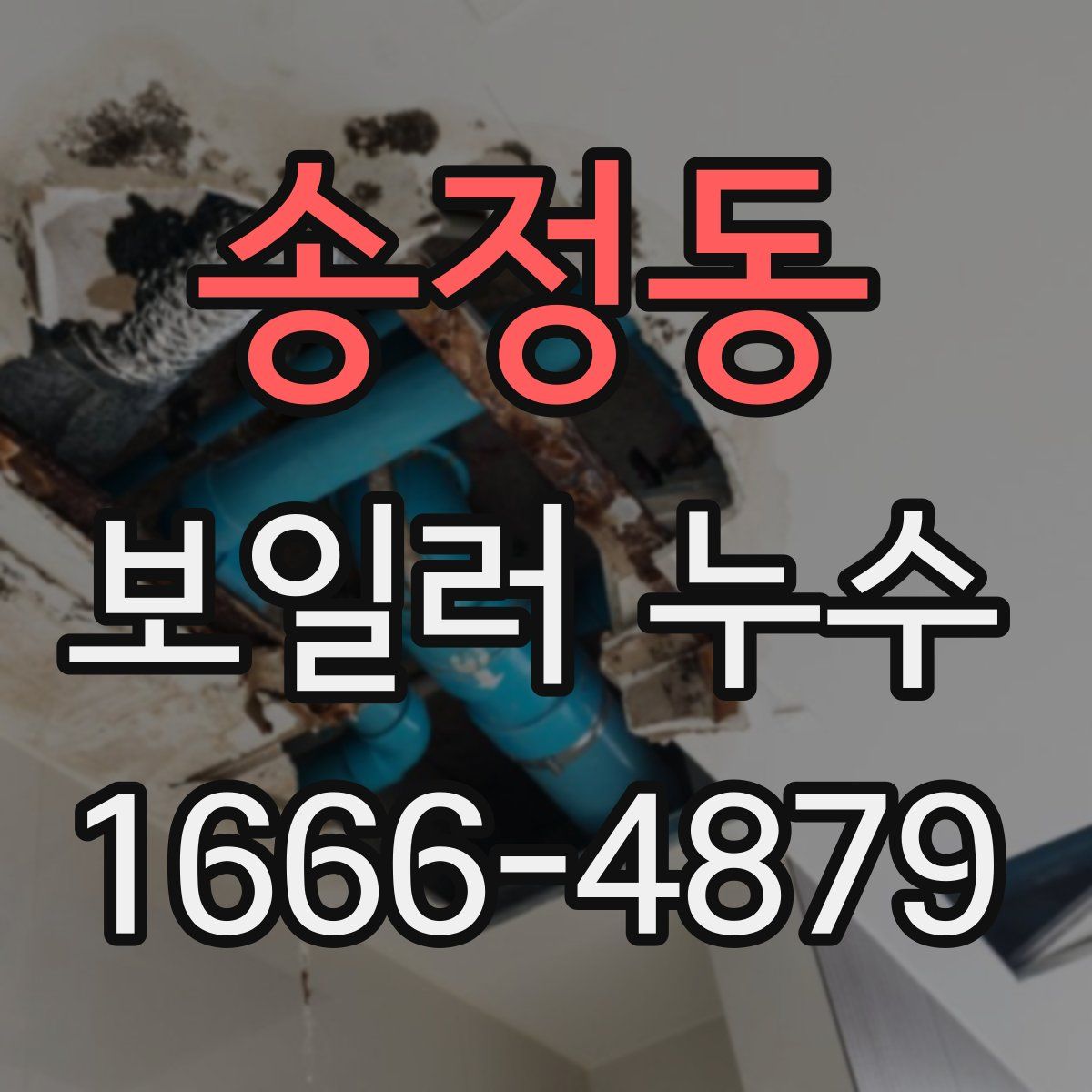 송정동 보일러 누수