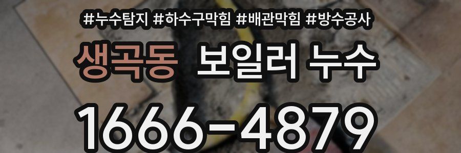 생곡동 보일러 누수
