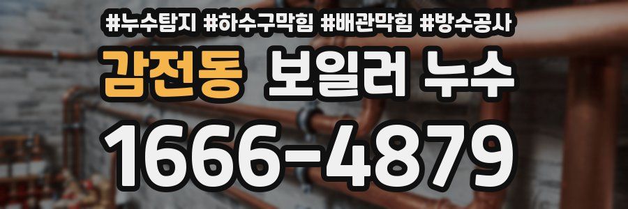 감전동 보일러 누수