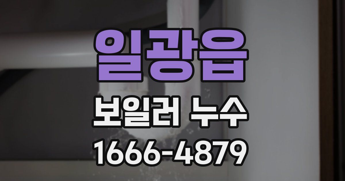 일광읍 보일러 누수