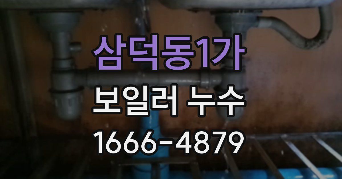 삼덕동1가 보일러 누수