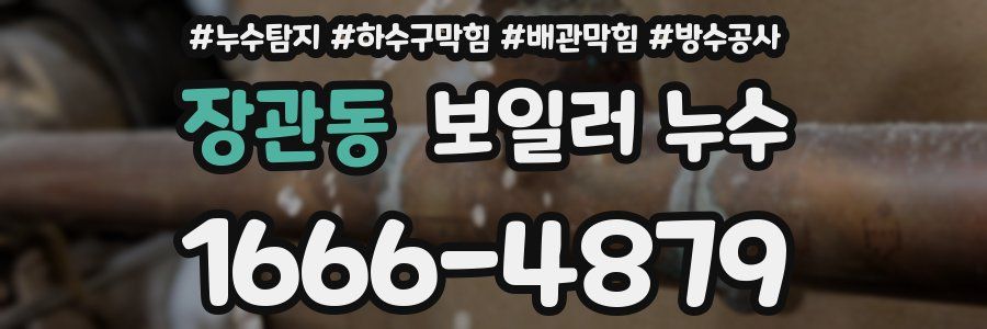 장관동 보일러 누수