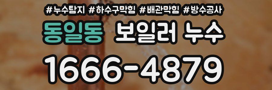 동일동 보일러 누수