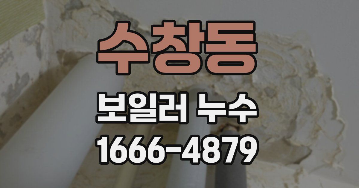 수창동 보일러 누수