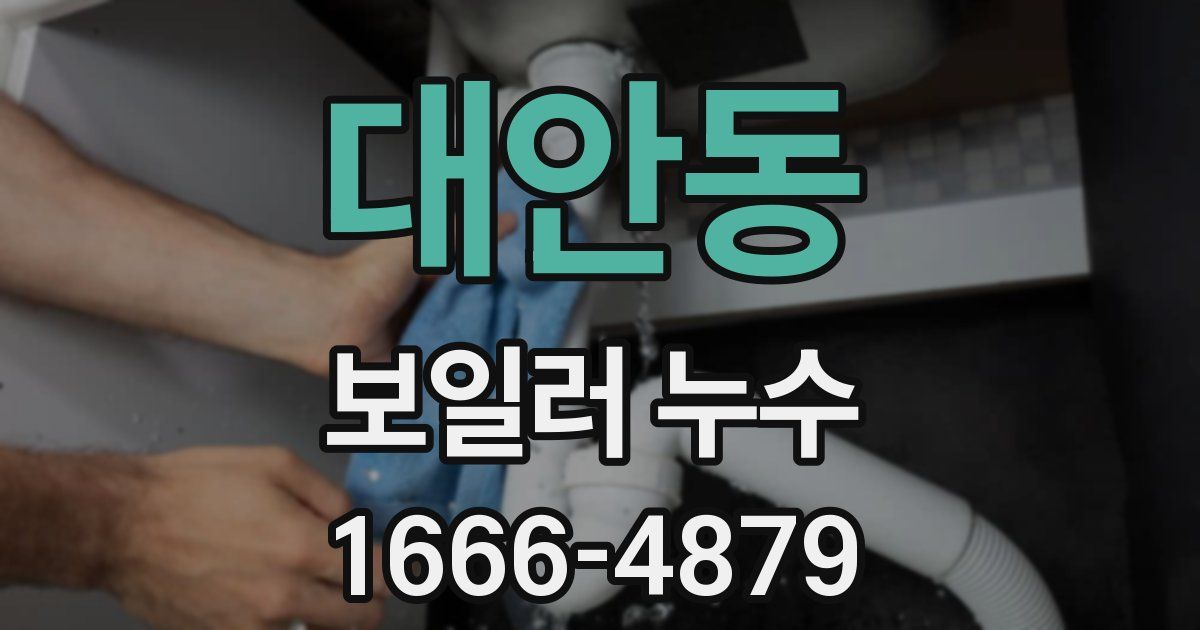 대안동 보일러 누수