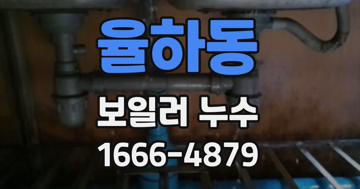 율하동 보일러 누수