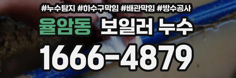 율암동 보일러 누수