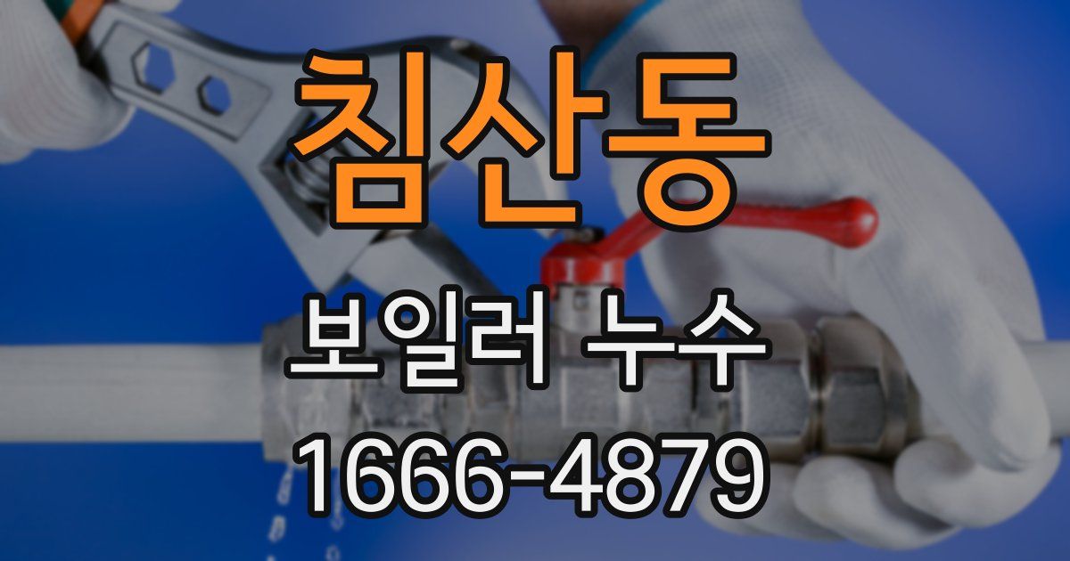 침산동 보일러 누수