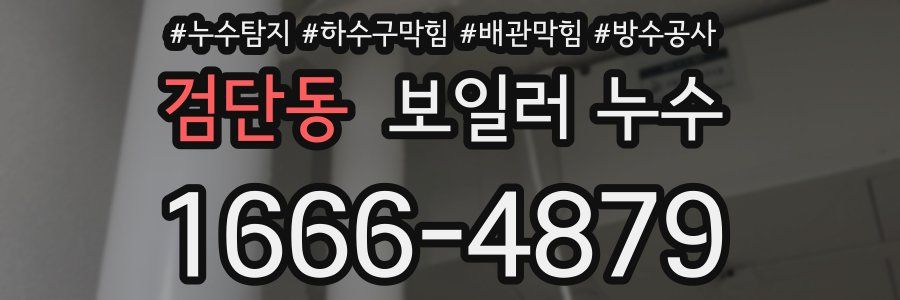 검단동 보일러 누수